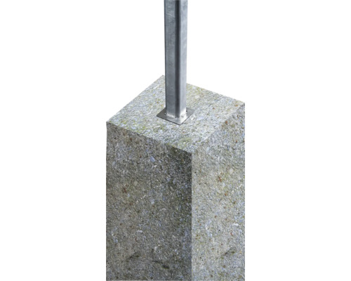 Paalanker voor betonnering, staal, 3 x 3 x 64,4 cm, verzinkt