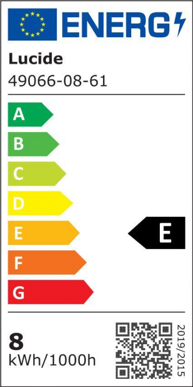 Lucide G80 LED lichtbron E27 8W 2700K opaal dimbaar 3-step