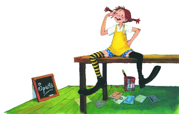 Pippi findet einen Spunk