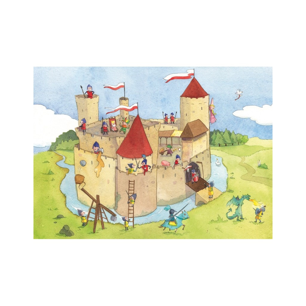 Puzzle Panique au Chateau Fort - 24 pièces