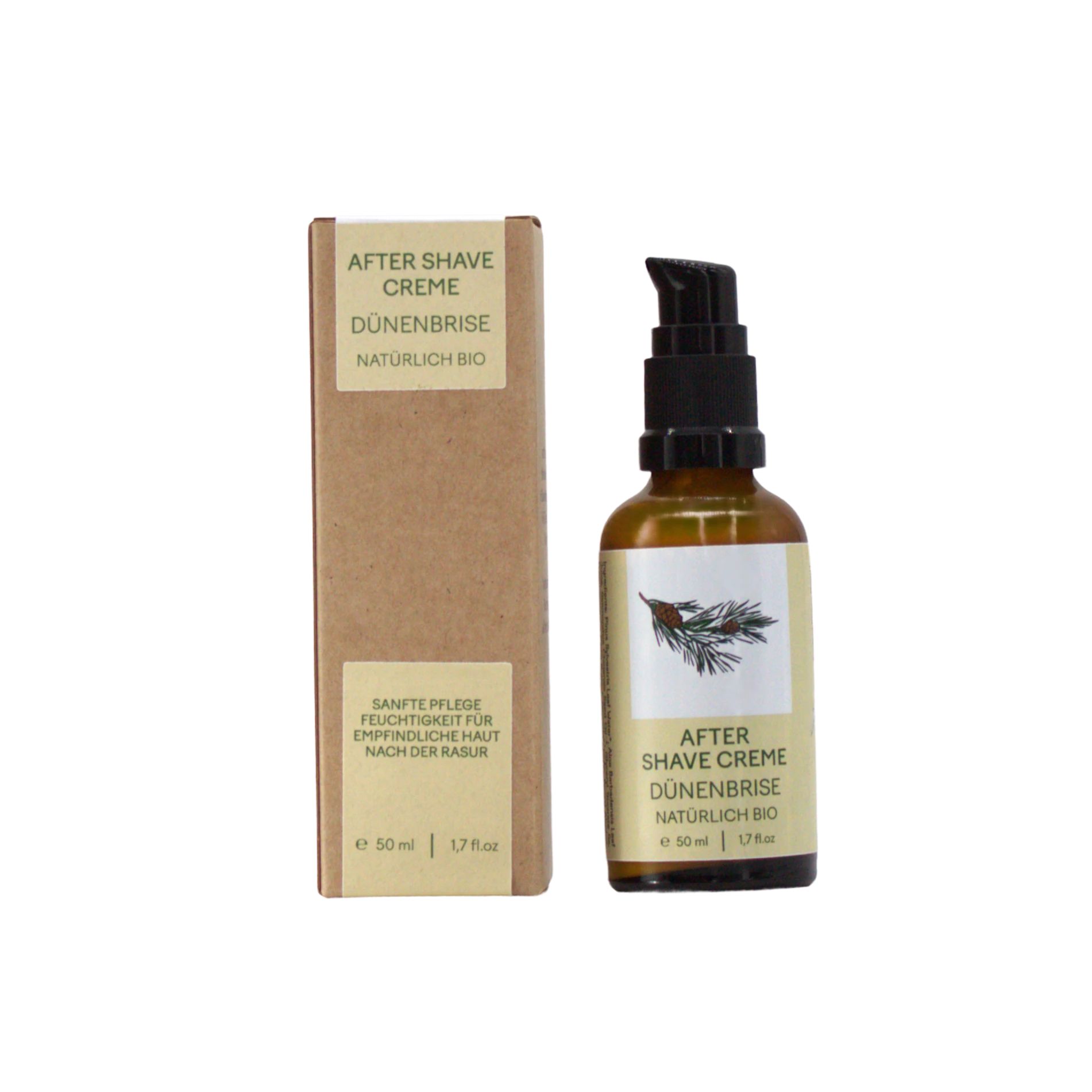 Spirit of Rügen Bio Aftershave und pflegende Gesichtscreme Dünenbrise