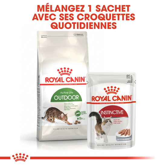 Croquettes chat d'extérieur outdoor de 1 à 7 ans 10kg