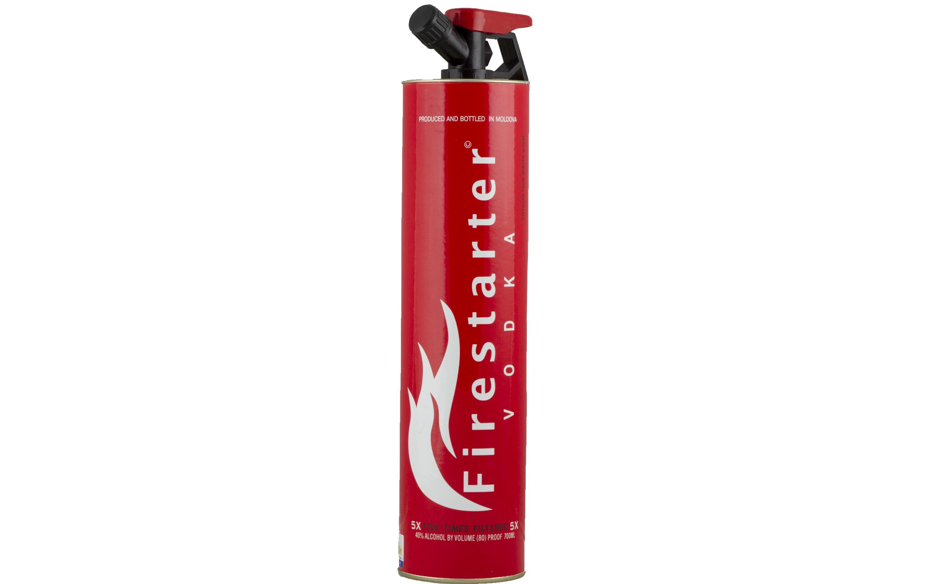 Vodka Premium 0.7 lGetreidebasierte Spirituose aus Moldawien in der Feuerflasche