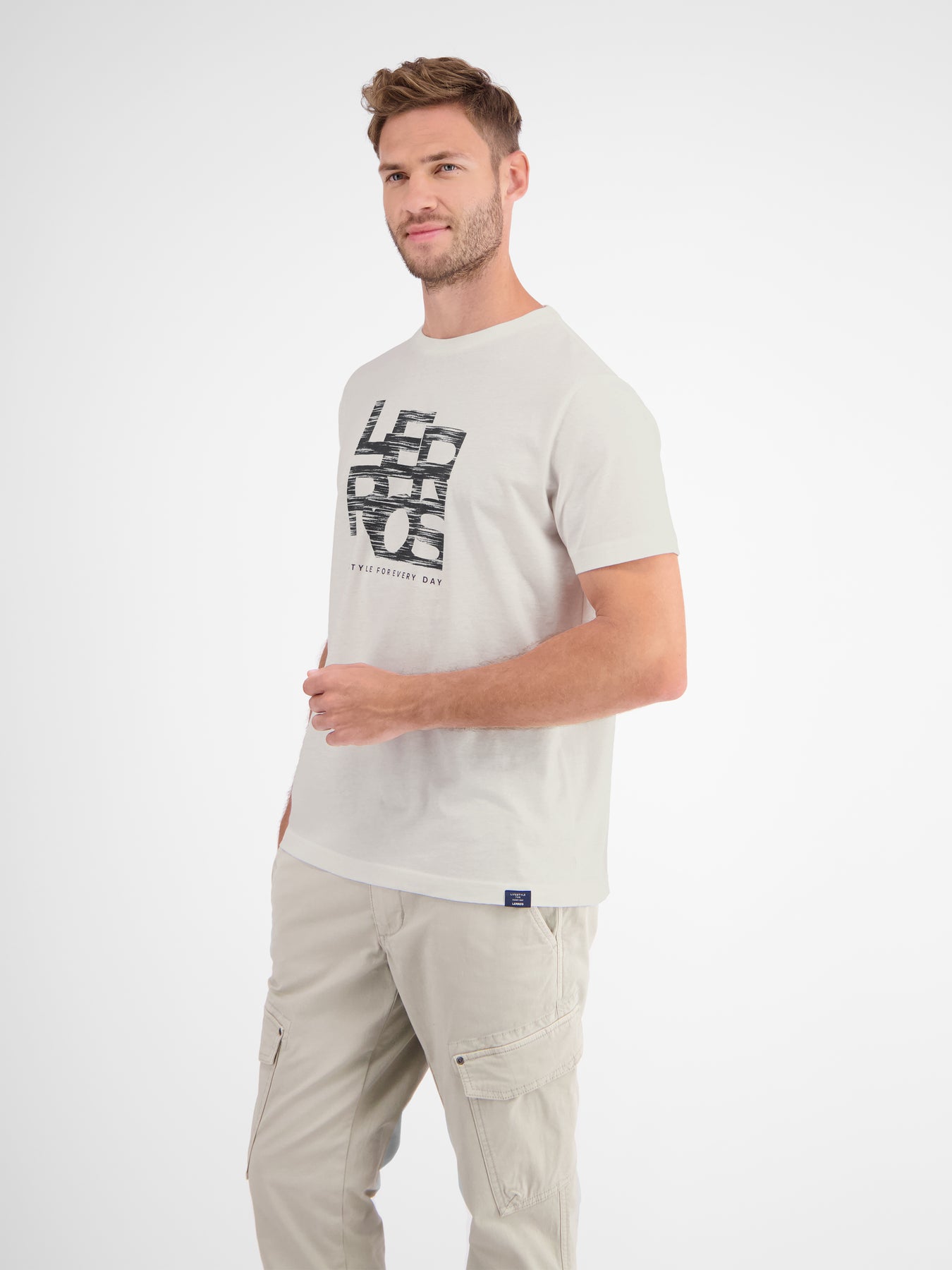 T-Shirt mit LERROS Print