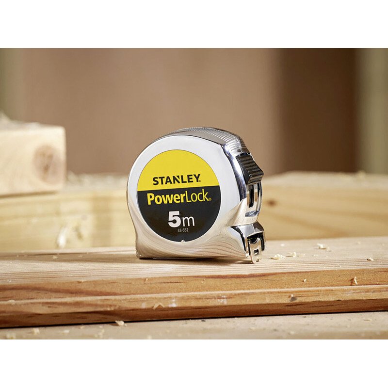 Mètre ruban Stanley PowerLock 5 m x 19 mm