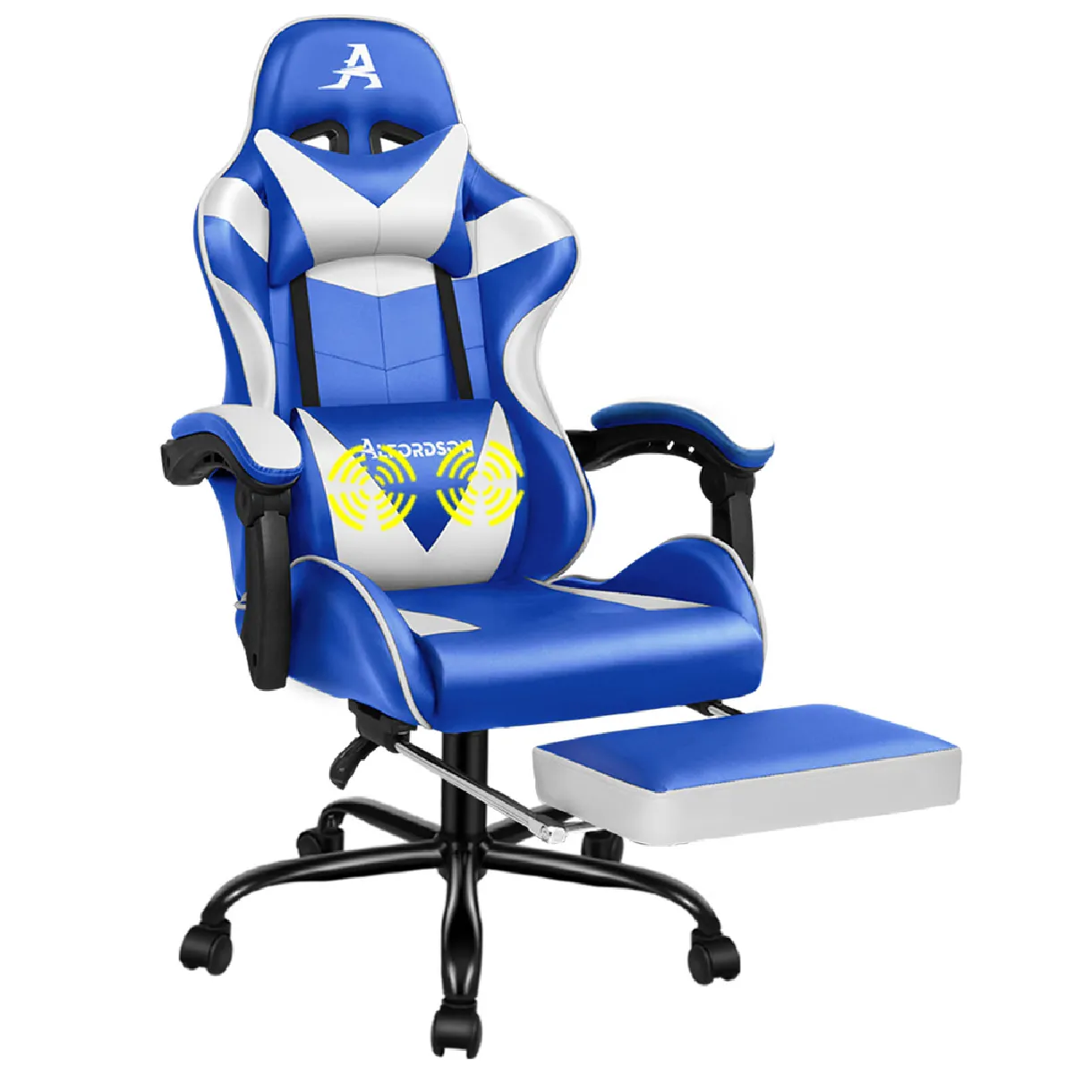 Alfordson Siège de Bureau - Bleu/Blanc