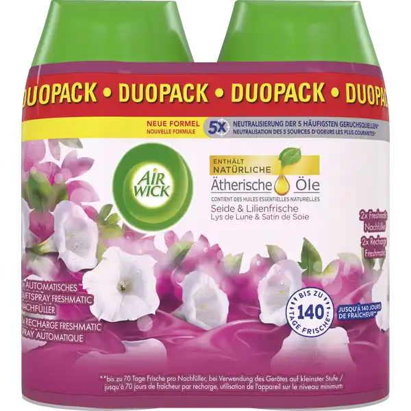 Freshmatic Max Nachfüller Duopack Seide & Lilienfrische