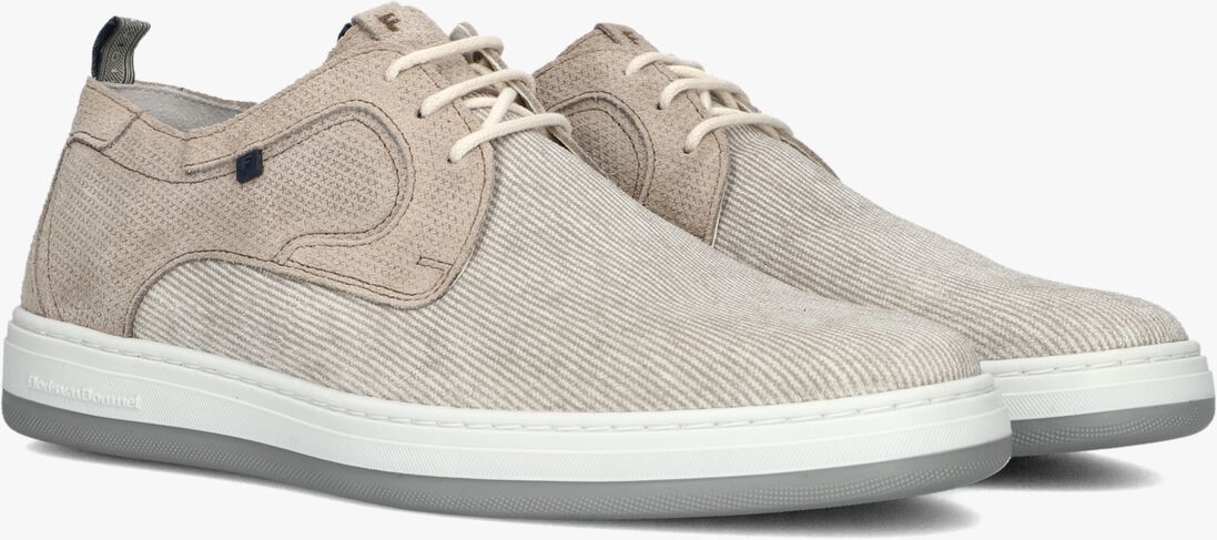 beige floris van bommel veterschoenen sfm-30309 de dijker