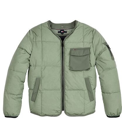 Tommy Hilfiger Steppjacke - Abnehmbare Kapuze - Spring Olive