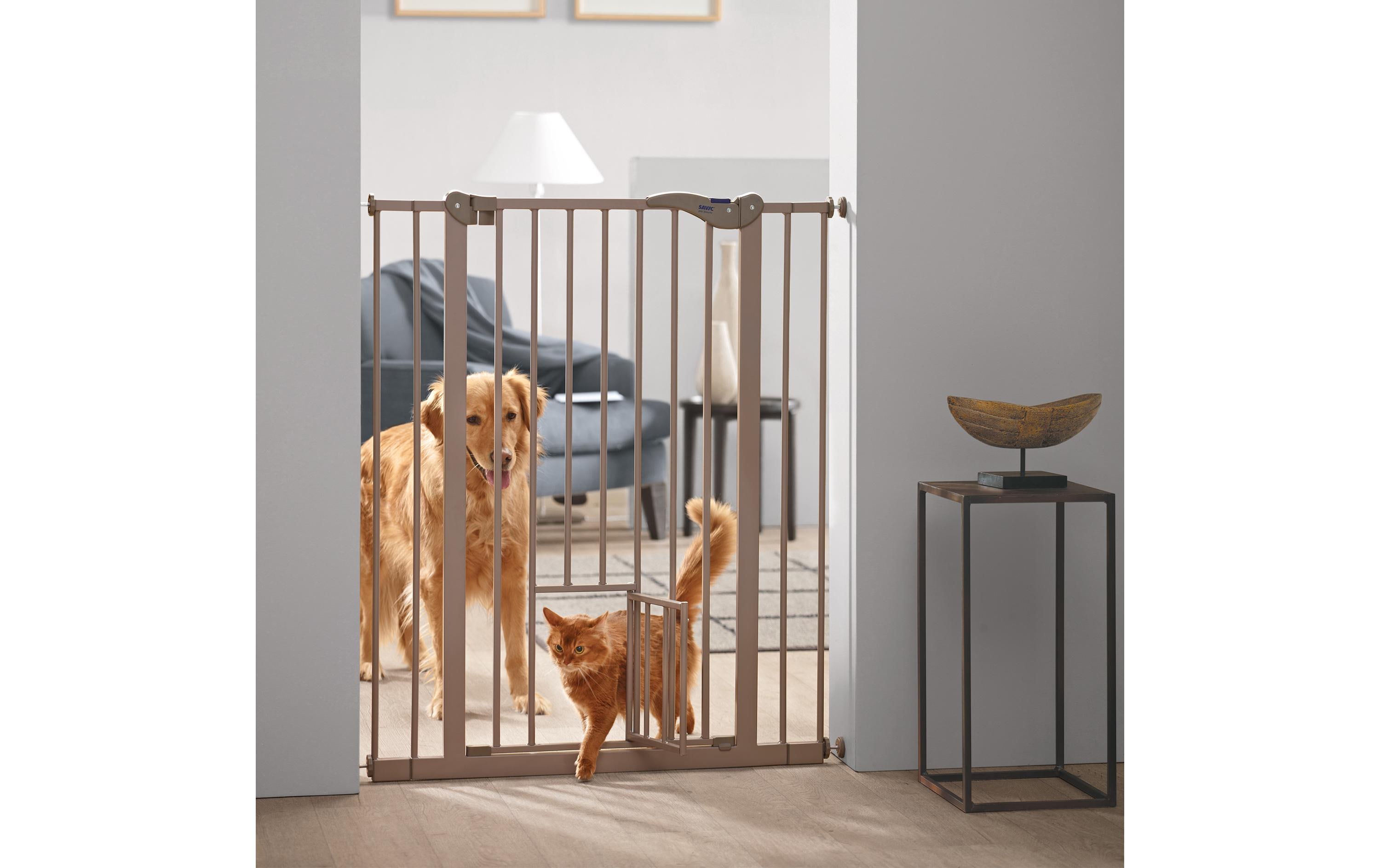Absperrgitter Dog Barrier 75 - 84 x 107 cm<br>Starkes Absperrgitter für Hunde und Katzen