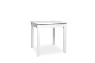 Tisch Coburg 80 weiß 80(120)x76,5x80 cm