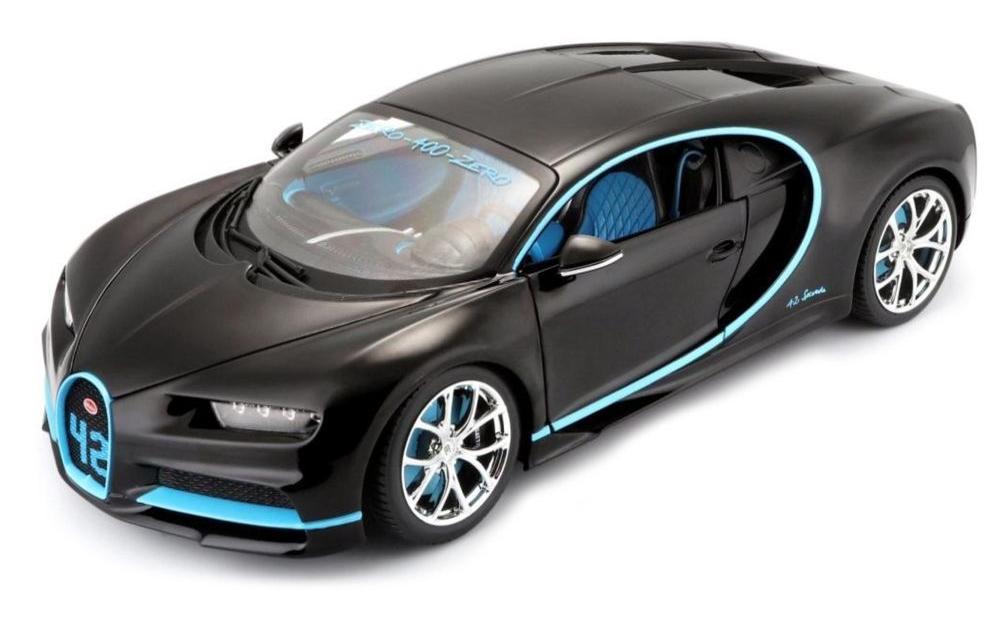 Bugatti Chiron 42 Seconds 1:18Sammlermodell im Massstab 1:18