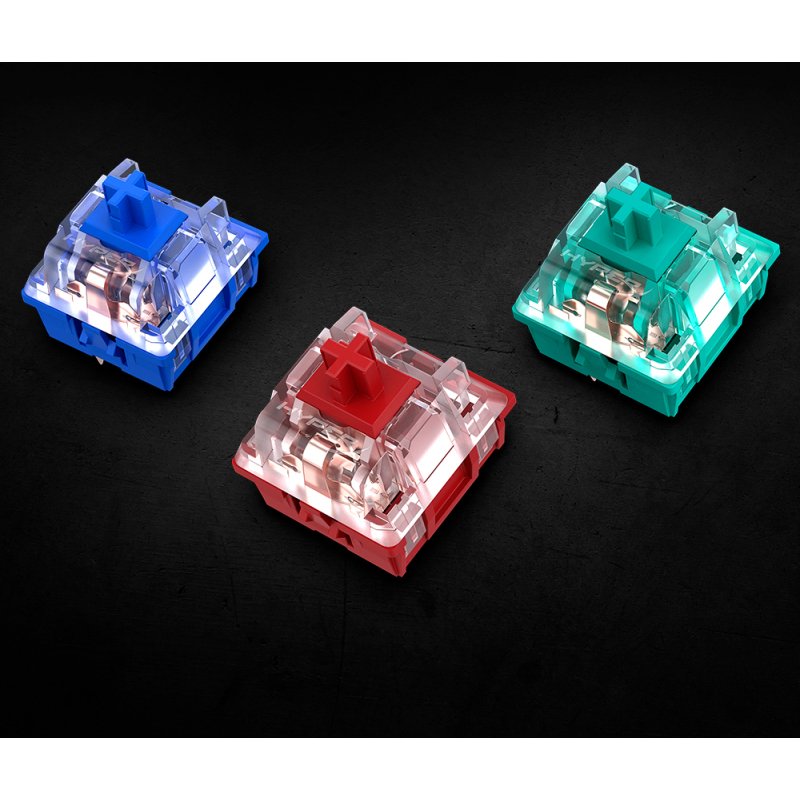 Origine en alliage HyperX - Clavier mécanique de jeu - Rouge HX (disposition FR)