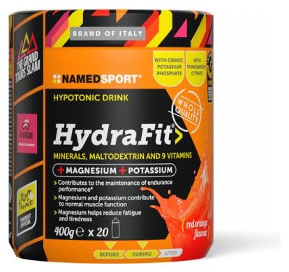 Boisson énergétique Hydrafit orange sanguine   bidon