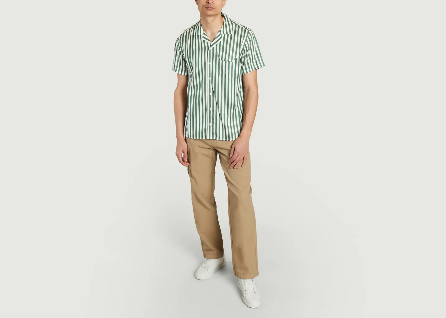 Pantalon droit en coton Adri Drill Homecore