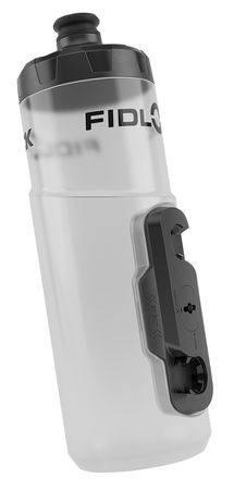 TWIST LOCK Ersatz-Bidon rund mit Connector flaschenseitig  transparent black  6dl