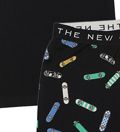 The New Schlafanzug - T-Shirt/Shorts - Black Beauty