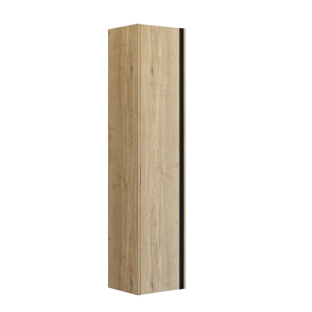 HØYSKAP SCANBAD CLASSIC 1 DØR VERSJON A INTEGRERT HÅNDTAK VENSTRE 176X40X35CM NATUR EIK