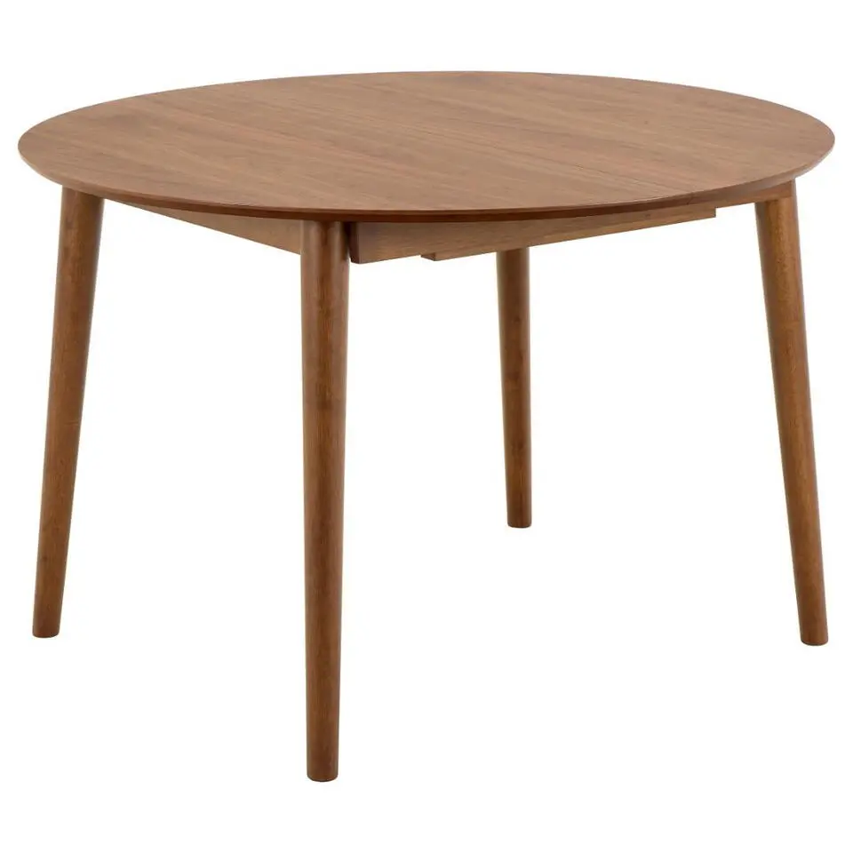 Eettafel Walnoot Uitschuifbaar - 154x115x75 cm - Gradje