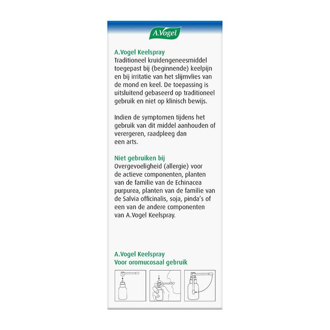 A.Vogel Keelspray Bij Keelpijn Spray 30 ML