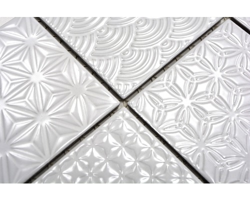 Keramisch mozaïek SPIRIT W3 30x30 cm wit