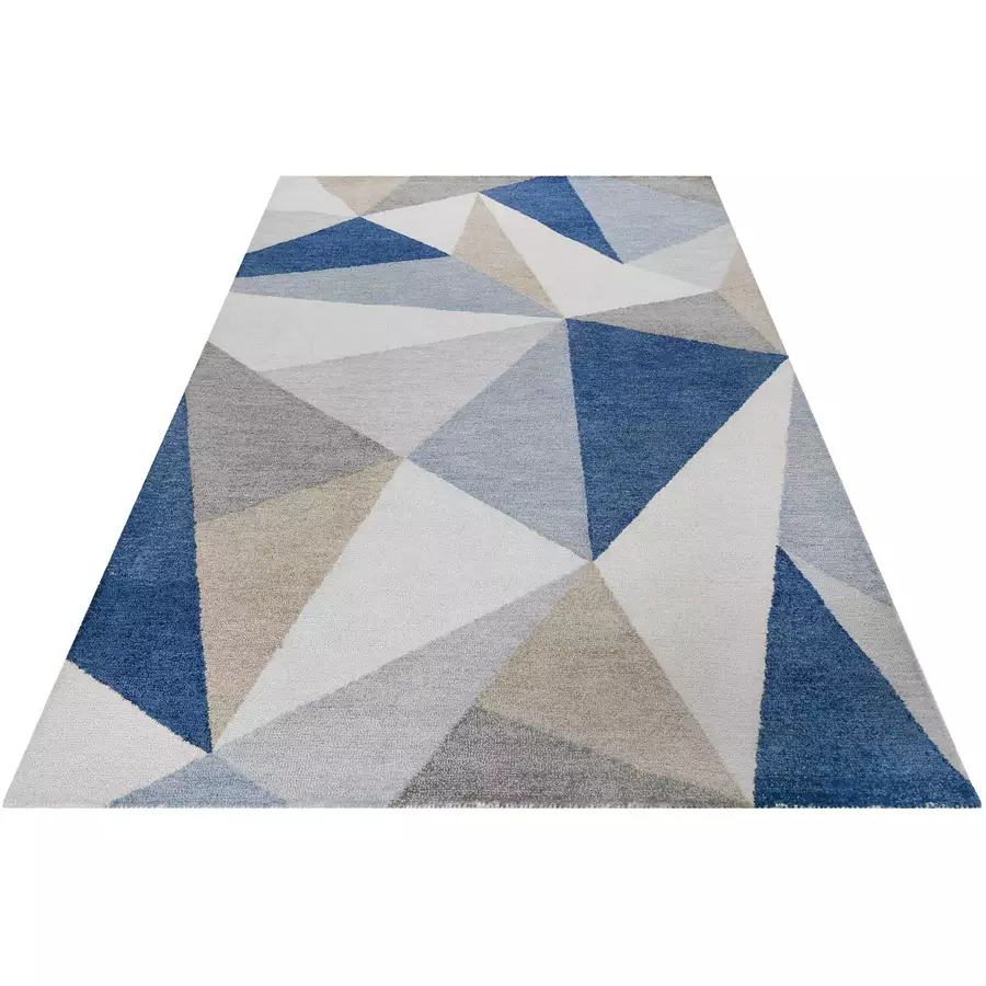 Wecon home Kurzflorteppich Next Time 2.0 blau
