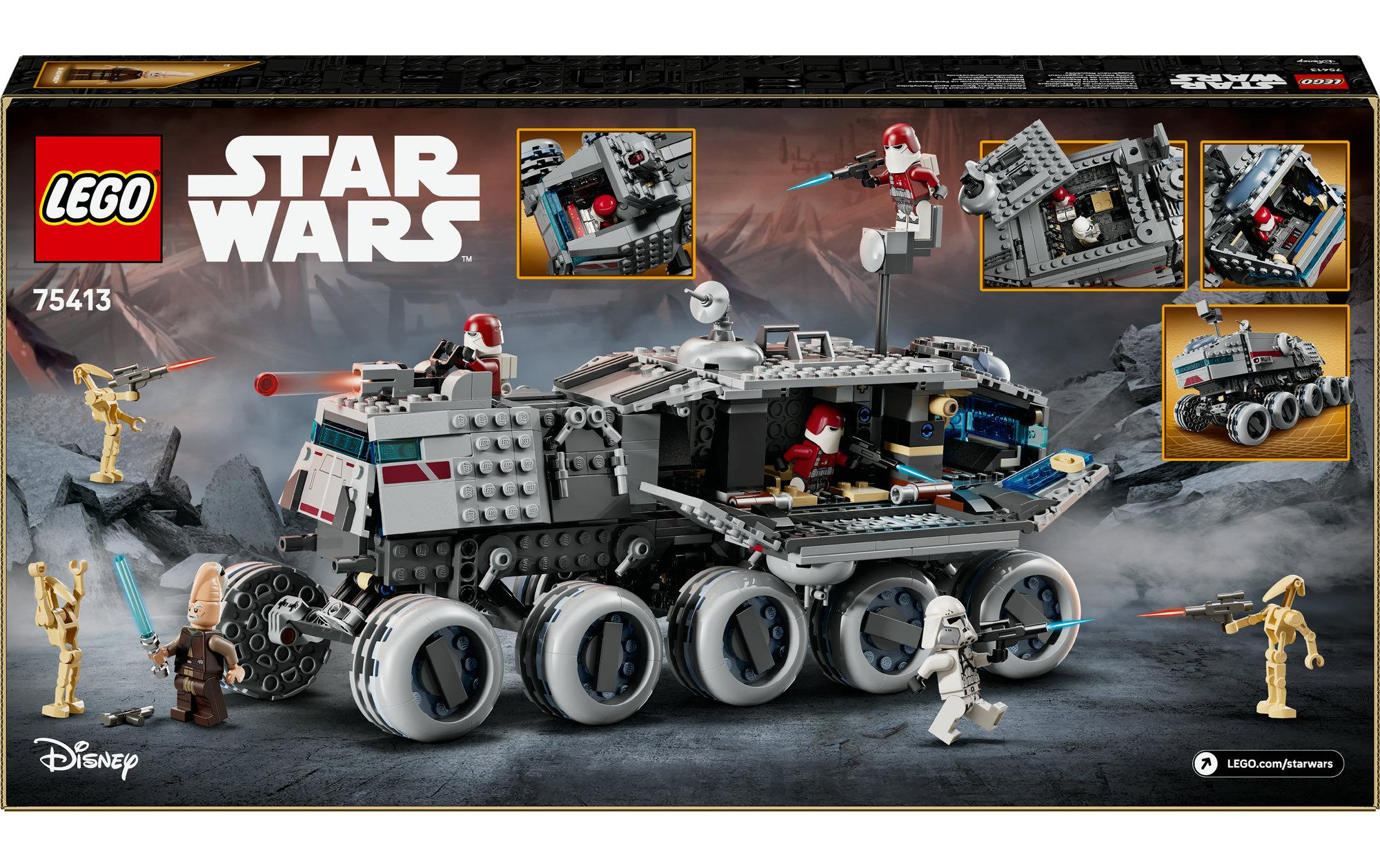 Star Wars Republikanischer Juggernaut 75413<br>Bau-Set für jede Menge Actionspass