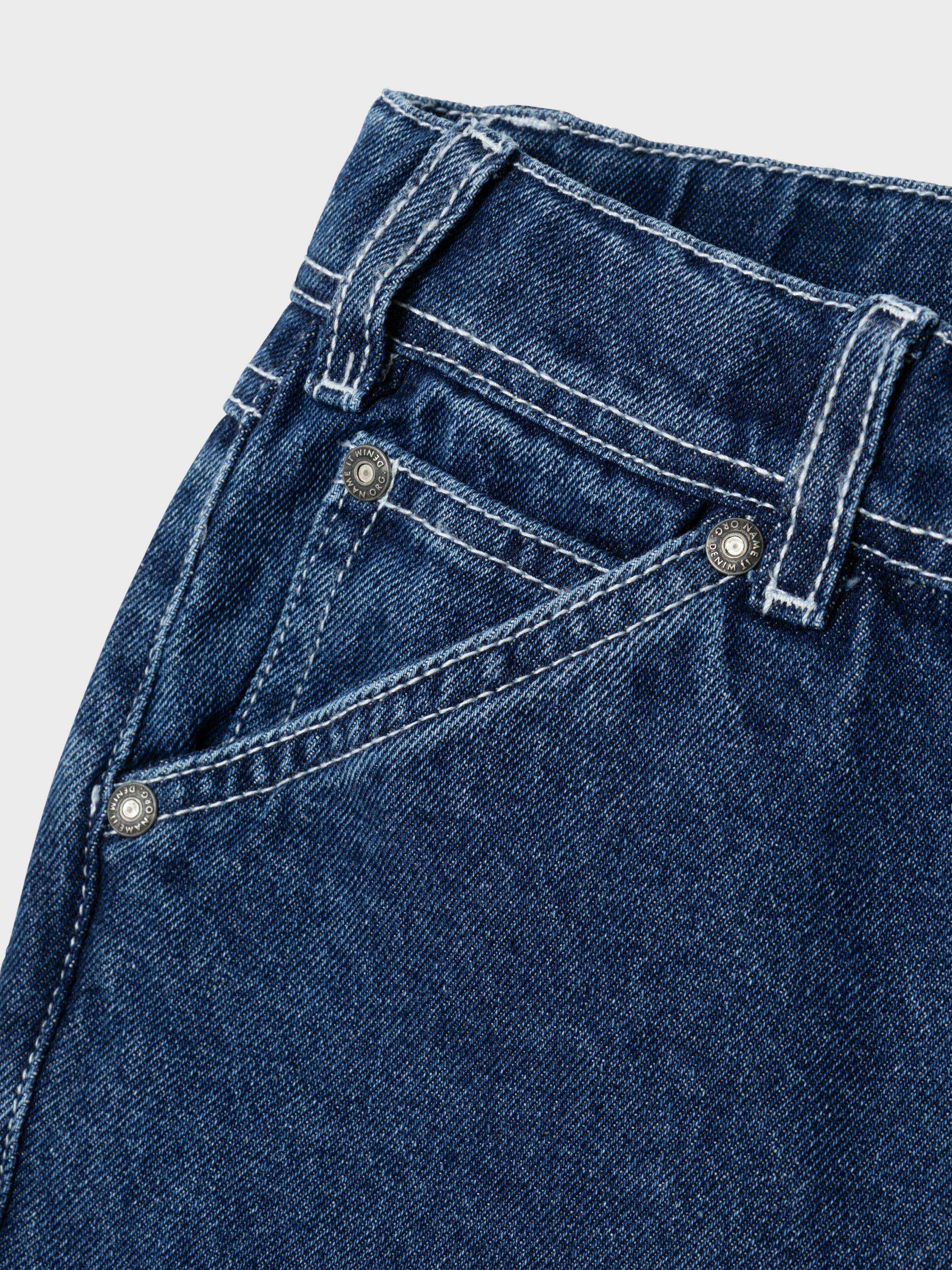 Name It 5-Pocket-Jeans »NKMRYAN für Jungen mit geradem Bein und 5-Pocket-Style«, unifarben, casual, straight fit, Baumwolle, Denim