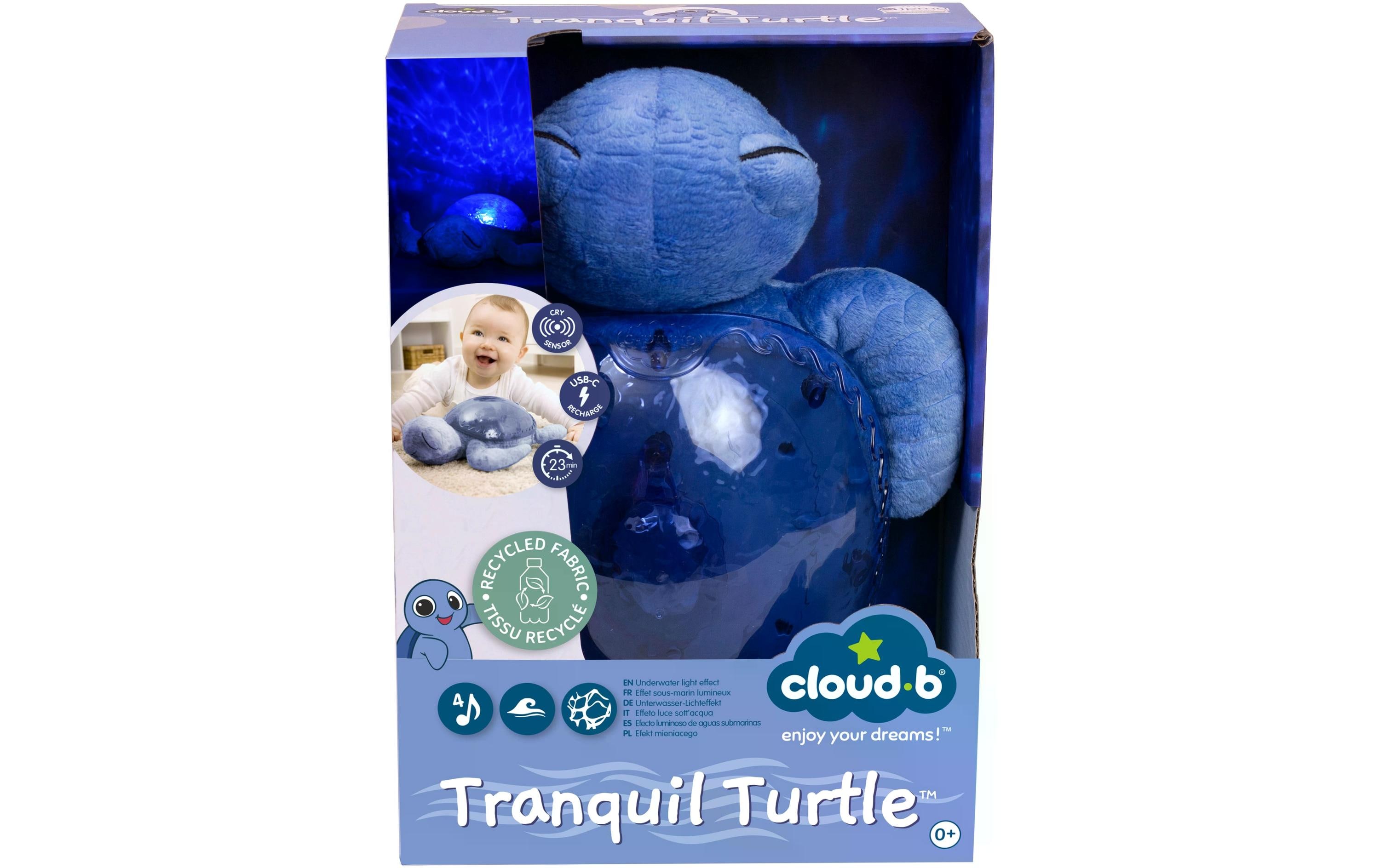 Nachtlicht Projektor Tranquil Turtle OzeanMusikalische Schildkröte mit wiederaufladbarem Akku