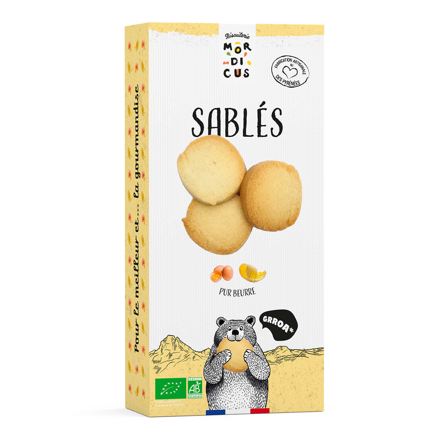 Sablés pur beurre nature bio