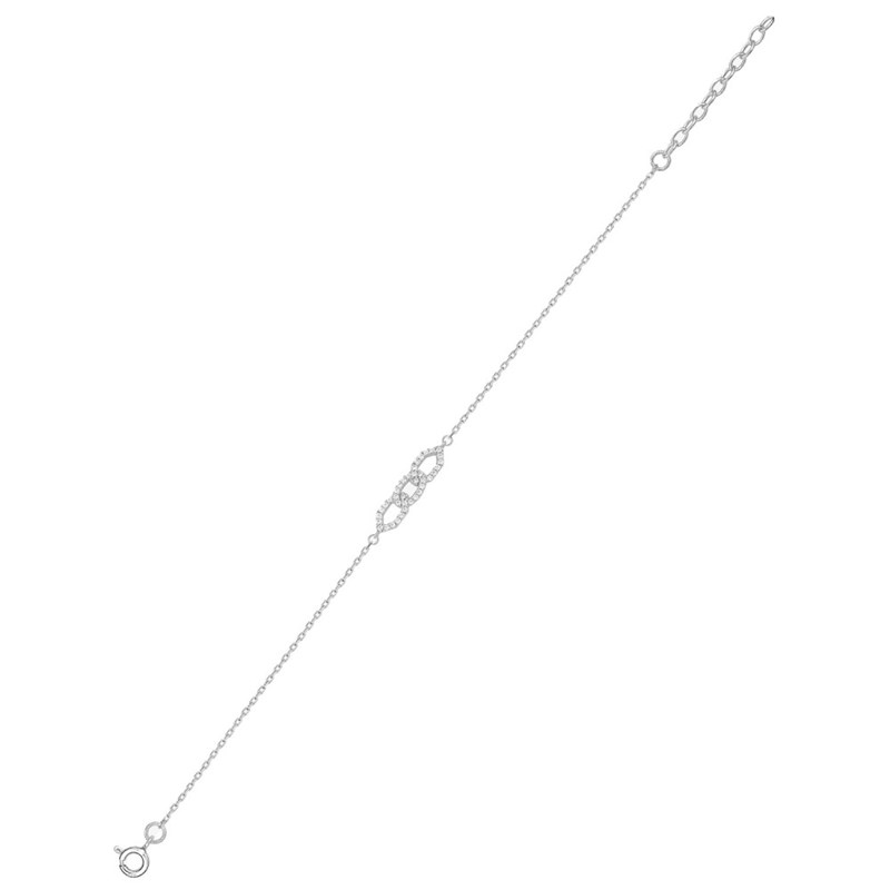 Bracelet Femme - Argent 925 - Longueur : 18 cm