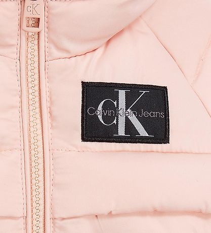 Calvin Klein Steppjacke - Kapuze Pouf - Rose Clay