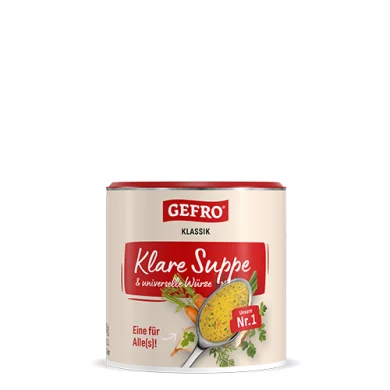 GEFRO Klare Suppe & universelle Würze