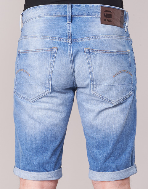 G-Star Raw - 3301 SHORT - Bleu clair