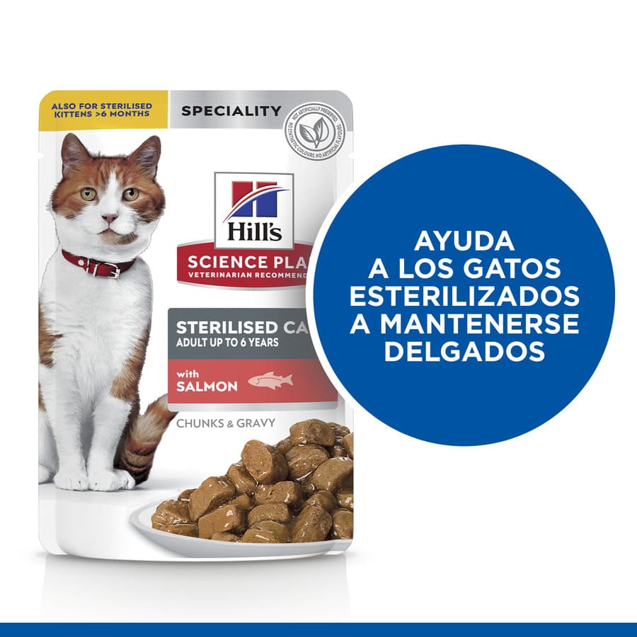 Hill's Science Plan Salmão jovem adulto esterilizado para gatos