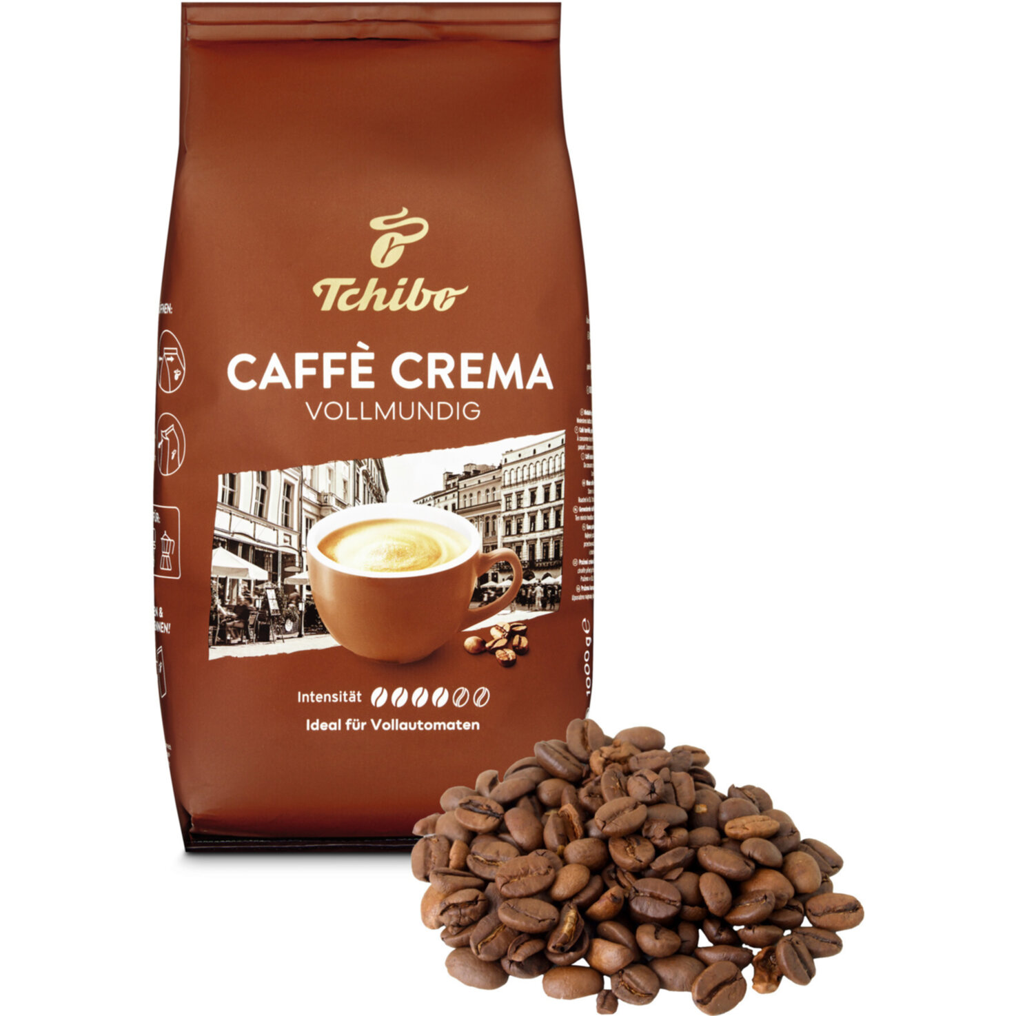 Tchibo Caffè Crema Vollmundig Bohnenkaffee