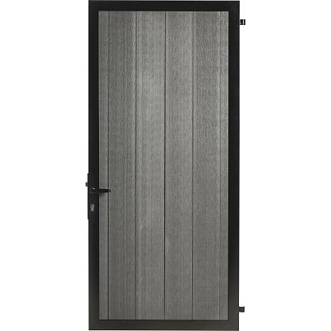 Smart fence - dør 180 - med sort panel