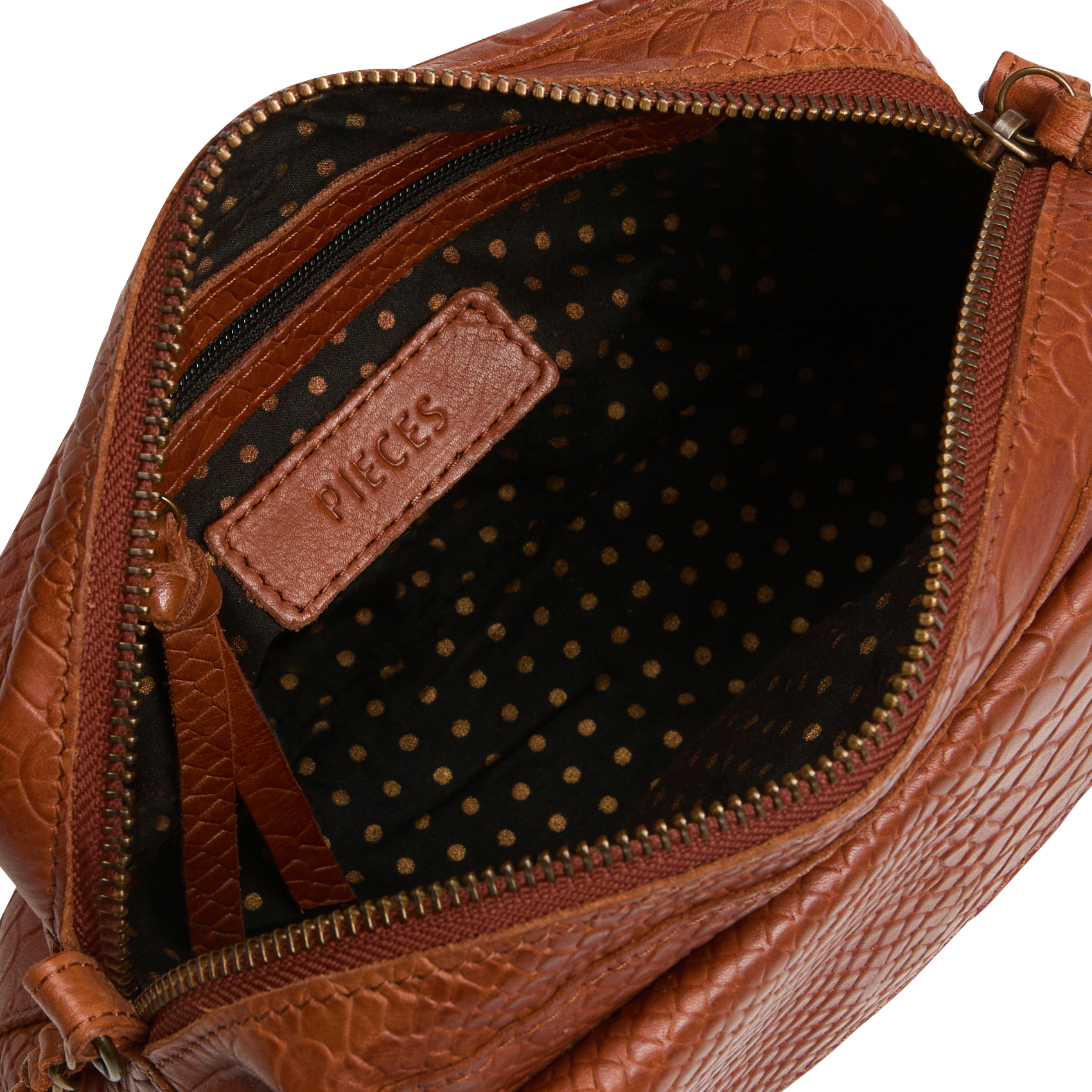 NAINA - Sac bandoulière en cuir | Marron