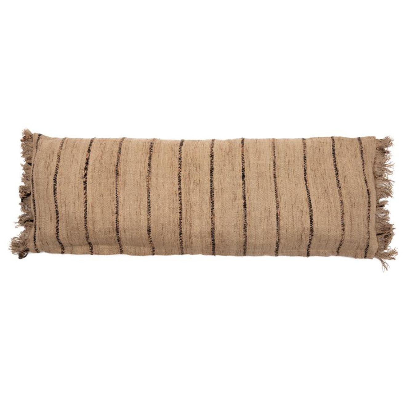 Bazar Bizar Housse de coussin Oh My Gee beige/noir - 35x100 cm