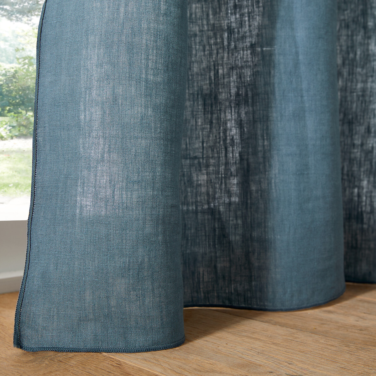 LA REDOUTE INTERIEURS<br>Painel de cortina em linho lavado, Onega