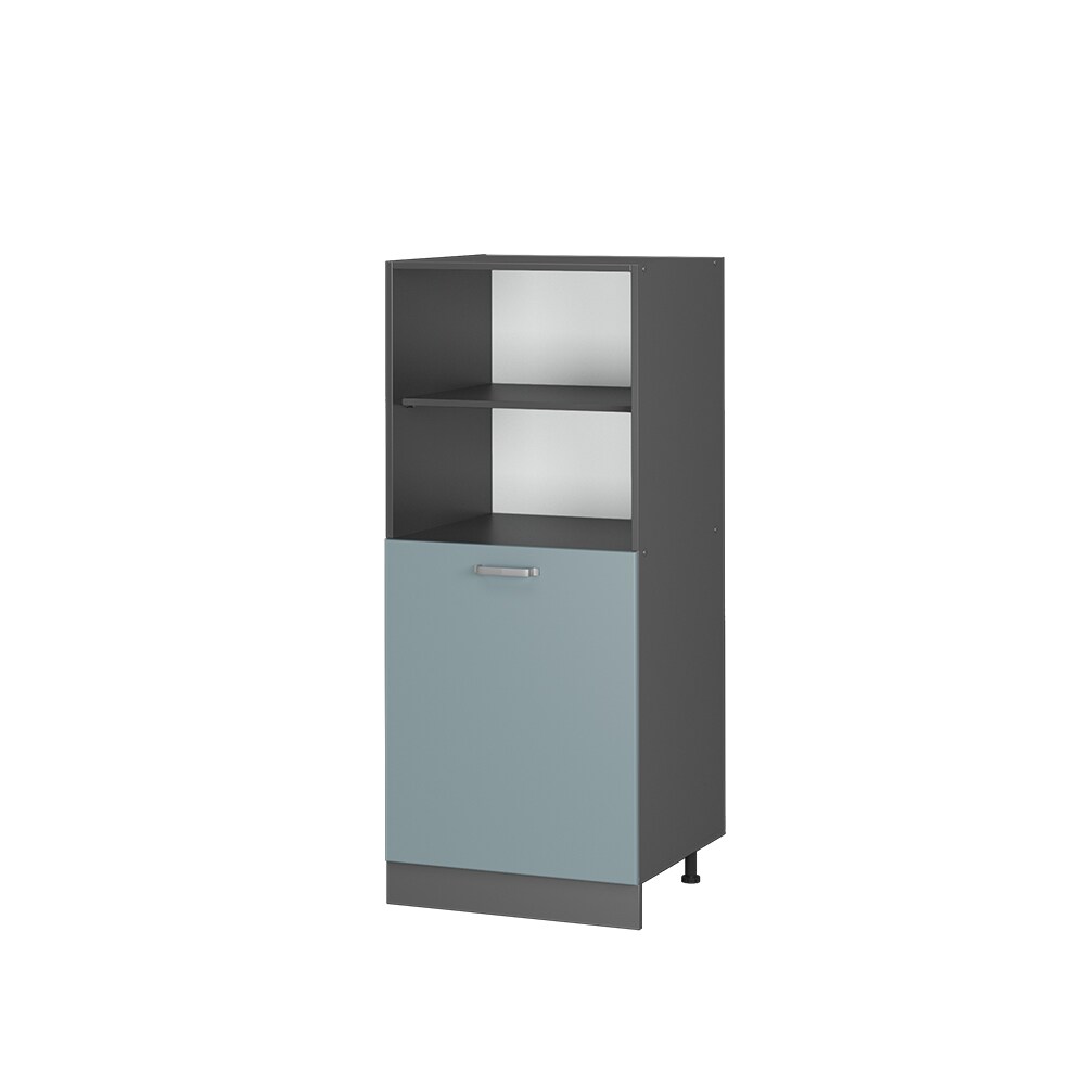 Vicco Vorratsschrank Küchenschrank R-Line Solid Anthrazit Blau Grau 60 cm modern kleine Tür