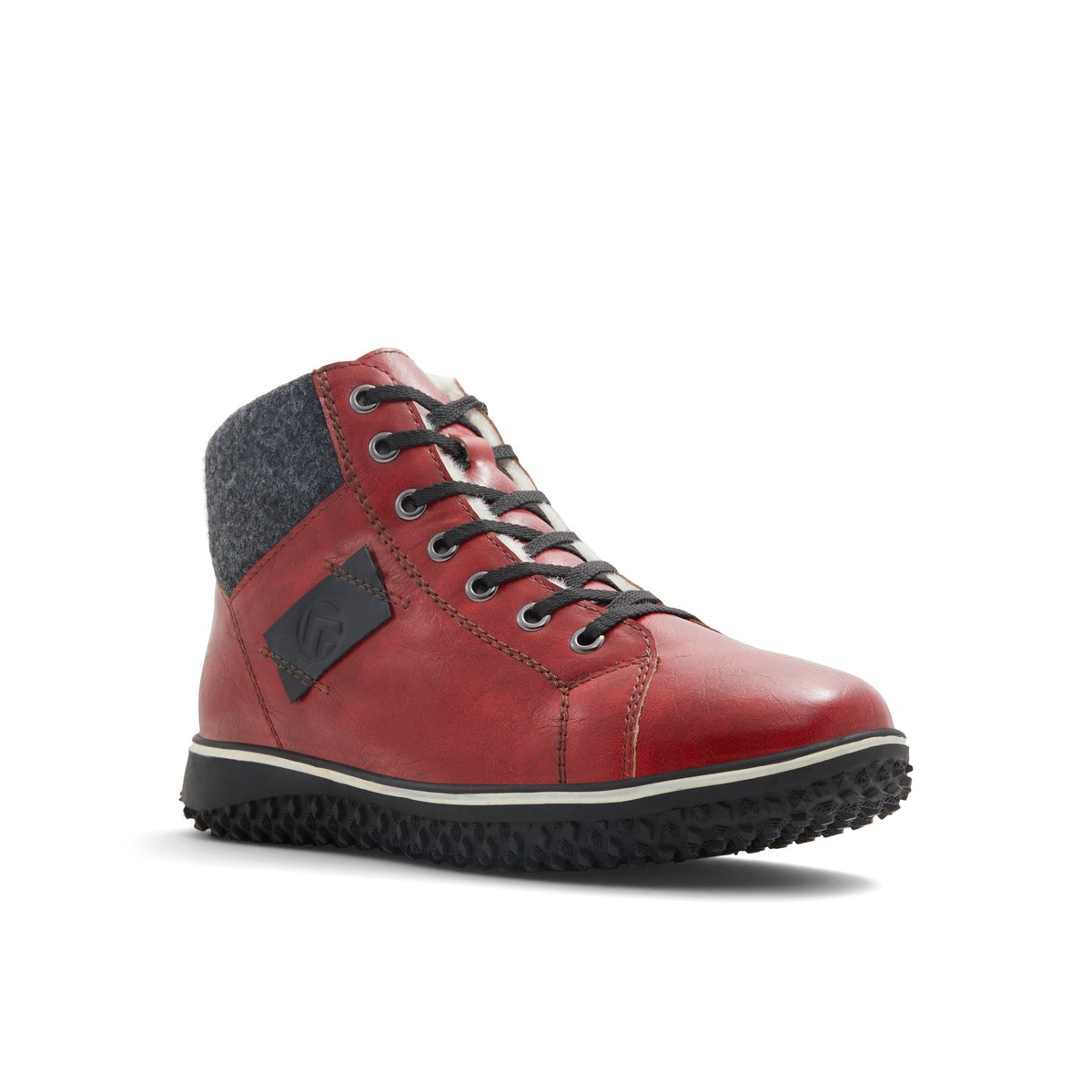 BANFF TRAIL-Frorennaa-Bottillon d'hiver - Talon plat - Rouge