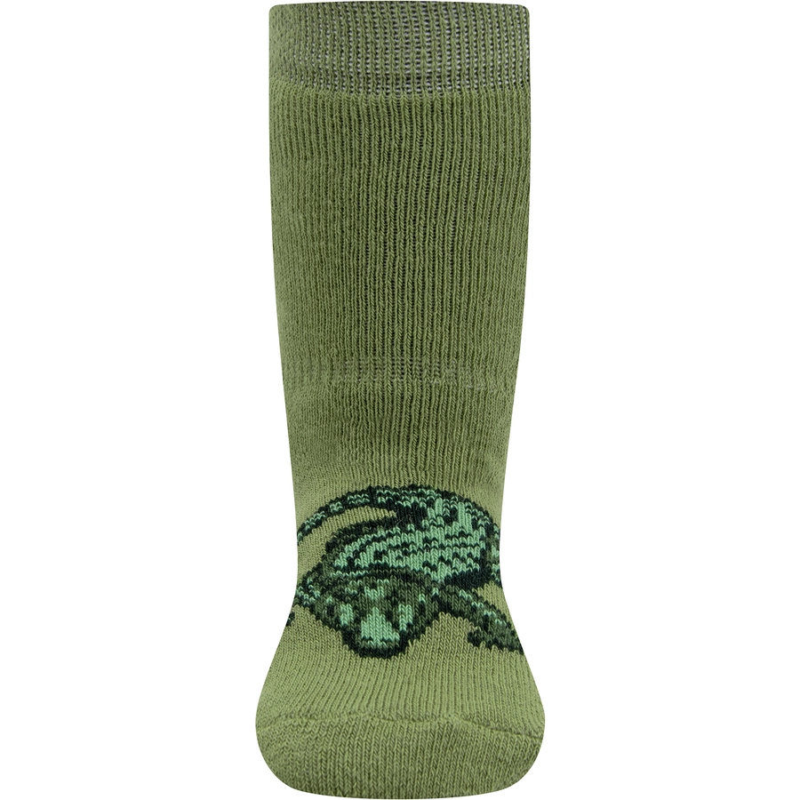 Ewers Stoppersocken 2er-Pack Krokodil grün