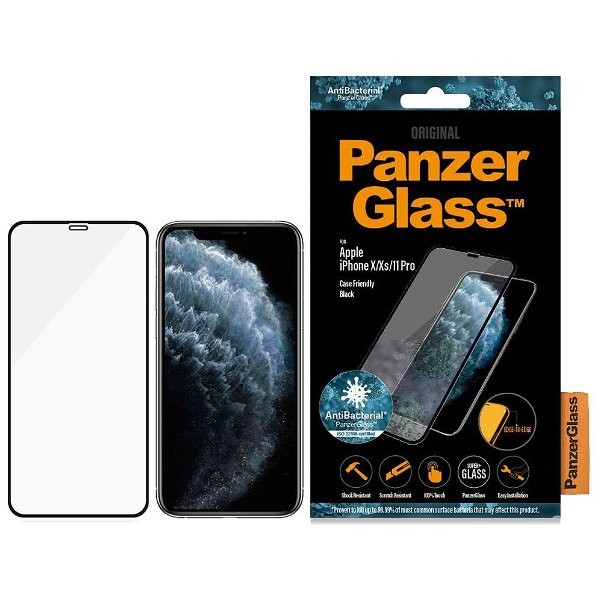 PanzerGlass - Skærmbeskyttelse Apple iPhone 11 Pro - Xs - X - Edge-to-Edge