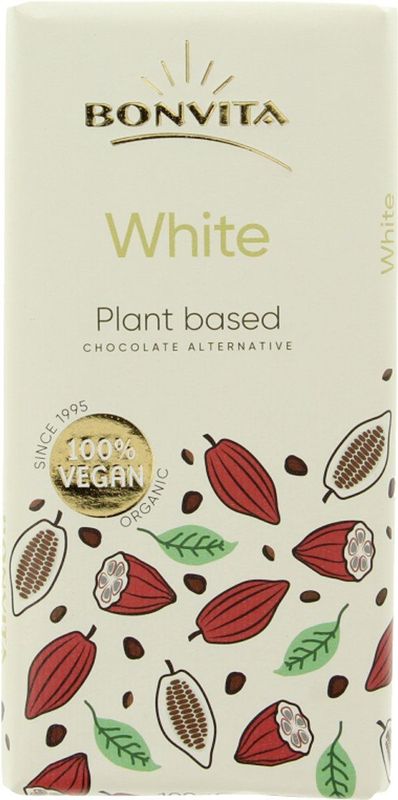 Bonvita Rijstmelk chocolade wit 100 gram