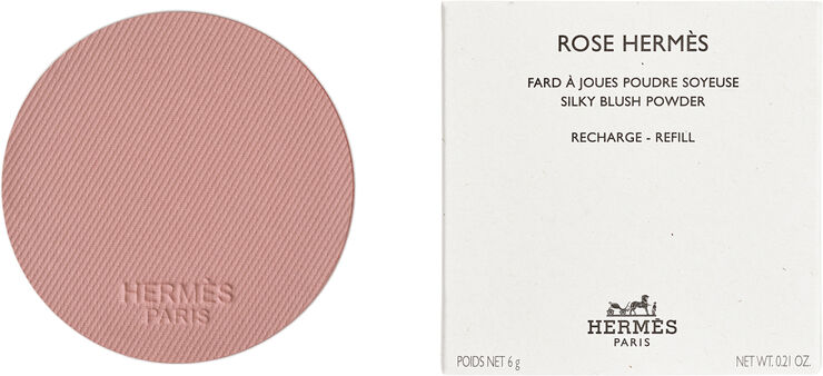 HERMÈS Rose Hermès, silky blush powder refill, Rose Ombré