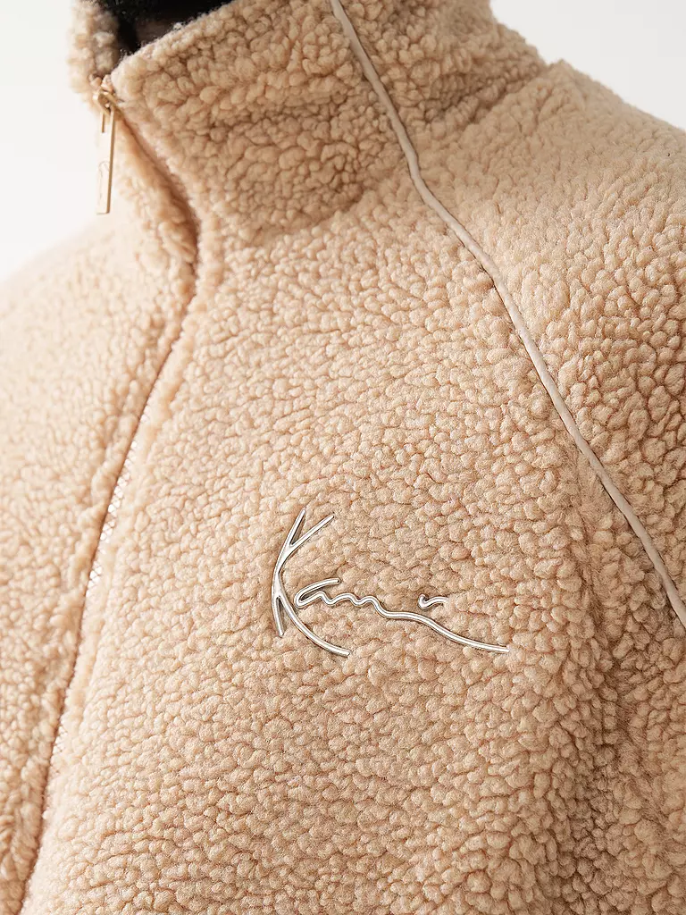 KARL KANI Fleecejacke  beige