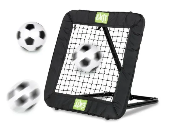 EXIT 43.01.10.00, Firkant, Justerbar vinkel, Fodbold rebounder, Sort