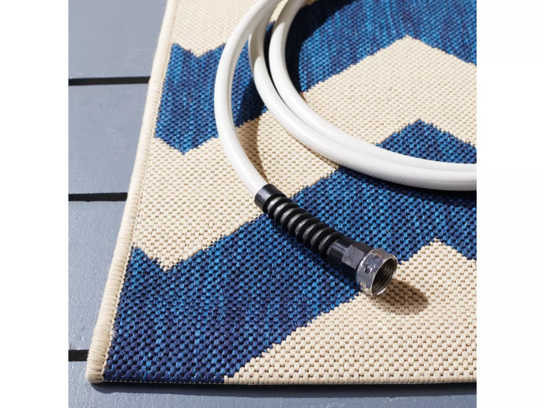 Tapis Navy & Beige 160 X 231 cm - Chelsea