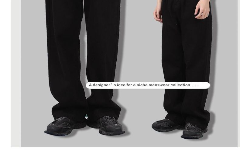 FAERIS - Hoge taille wijde jeans